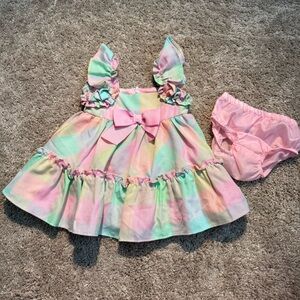 Pastel Ruffle Dress